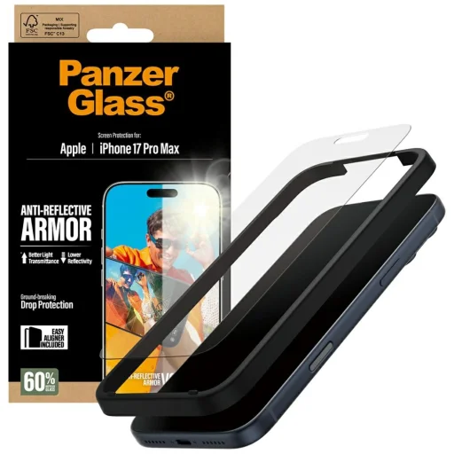  iPhone 17 Pro Max PanzerGlass Armor csillogásmentes EasyAligner edzett üvegfólia - 4