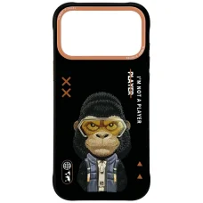  iPhone 17 Pro - Fekete Nimmy Cool&Cute 2.0 Gorilla tok