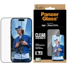  iPhone 17 / 16 Pro PanzerGlass Ultra-Wide Fit EasyAligner edzett üveg üvegfólia