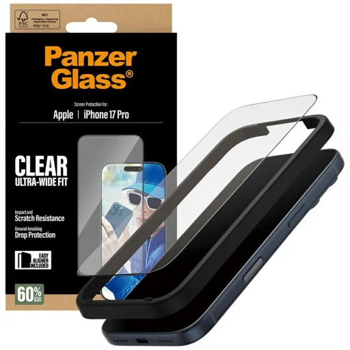  iPhone 17 Pro PanzerGlass Ultra-Wide Fit EasyAligner edzett üveg üvegfólia - 4