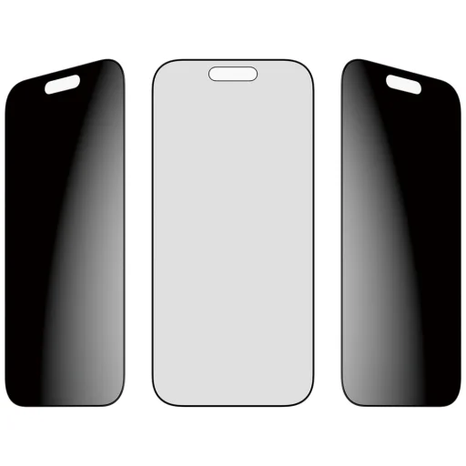  iPhone 17 / 16 Pro PanzerGlass Ultra-Wide Fit EasyAligner Privacy üvegfólia - 4