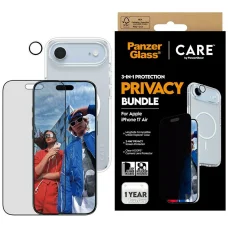  iPhone 17 Air CARE by PanzerGlass Flagship Privacy 3 az 1-ben tok + Privacy üveg + Lencsevédő tok