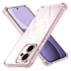Oppo Reno14 F Techsuit Shockproof Clear Silicone MagSafe - Átlátszó tok