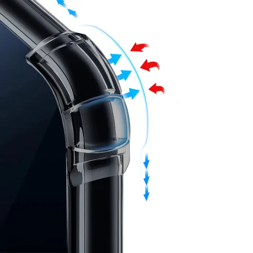 Samsung Galaxy S22 Plus 5G Smoke Black Techsuit Shockproof Clear Silicone MagSafe tok - 5