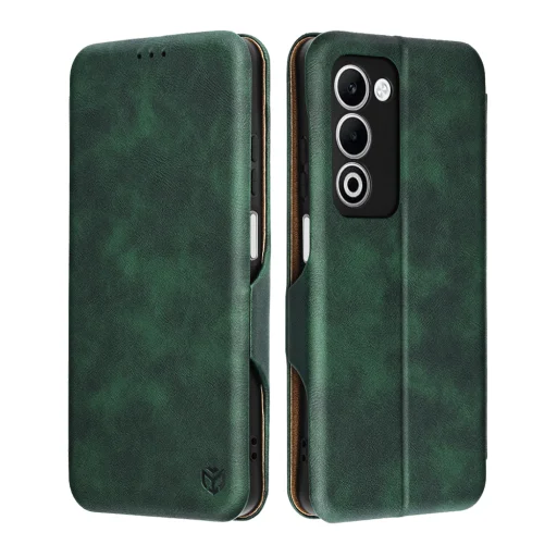 Oppo A5 4G Zöld Techsuit - Safe Wallet Plus tok - 1