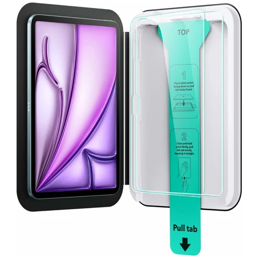 iPad Pro 11 (2024) / iPad Pro 11 (2025) - Átlátszó ESR Edzett Üveg Képernyővédő UltraFit Tálca (2 csomag) üvegfólia - 1