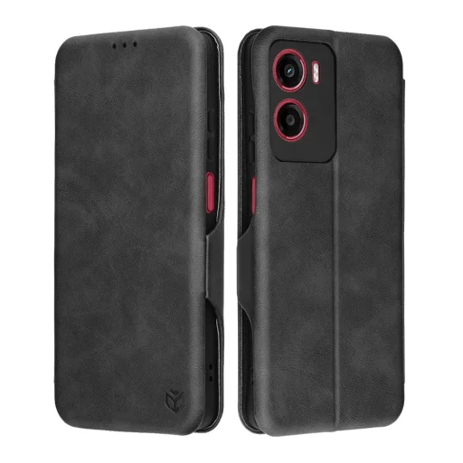 Motorola Moto G05 / E15 Fekete Techsuit Safe Wallet Plus tok - 1