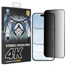  iPhone 17 Fekete Lito D+ Max 4K Privacy üvegfólia