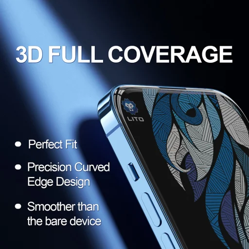  iPhone 17 Fekete Lito D+ Max 4K Privacy üvegfólia - 6