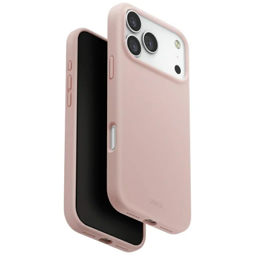  iPhone 17 Pro Max Pink Uniq Lino Magclick Töltőtok - 1