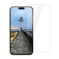 iPhone 16 Pro ANANK - 3D 1X Megerősített Ívelt Képernyővédő - Átlátszó üvegfólia