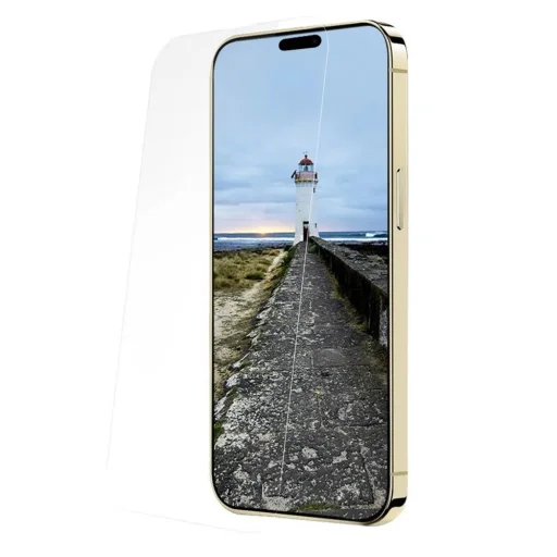 iPhone 16 Pro ANANK - 3D 1X Megerősített Ívelt Képernyővédő - Átlátszó üvegfólia - 3