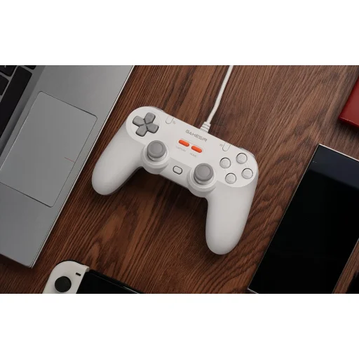 GameSir T3 WT Tegenaria Lite vezetékes vezérlő – fehér - 8