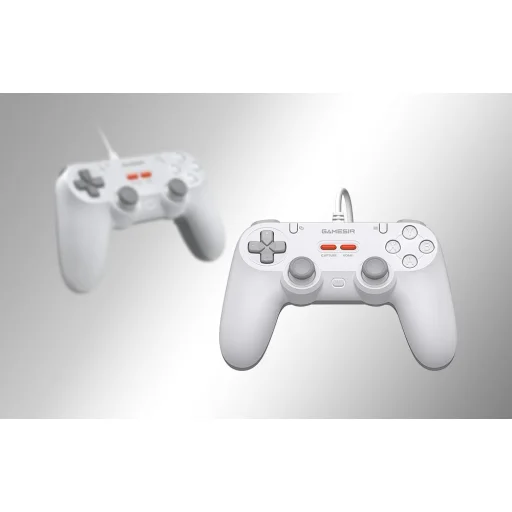 GameSir T3 WT Tegenaria Lite vezetékes vezérlő – fehér - 11