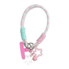 Phone pendant FZ-11 világos rózsaszín-kék