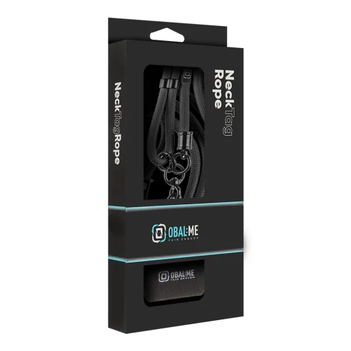 OBAL:ME NeckTag telefonhoz mobiltelefon tartó - fekete csuklópánt - 5