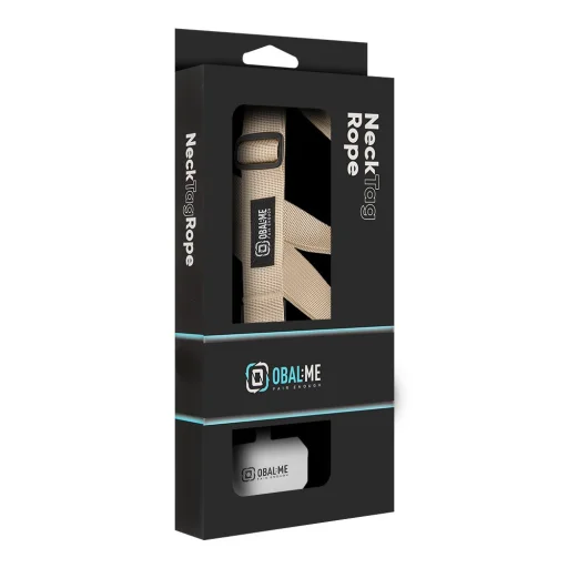 OBAL:ME NeckTag szalagkötél mobiltelefonhoz Elefántcsont színű, - 5