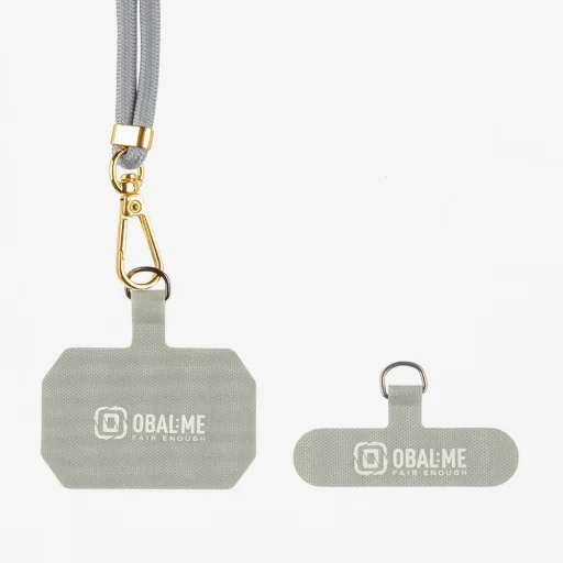 OBAL:ME NeckTag Allure Rope for Mobile Phone Light Grey - 3