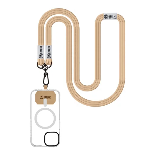 OBAL:ME NeckTag Trio Rope mobiltelefonhoz, Khaki - 2