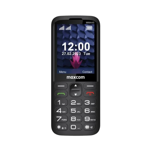 Mobiltelefon - MAXCOM MM 445 L FEKETE - 2