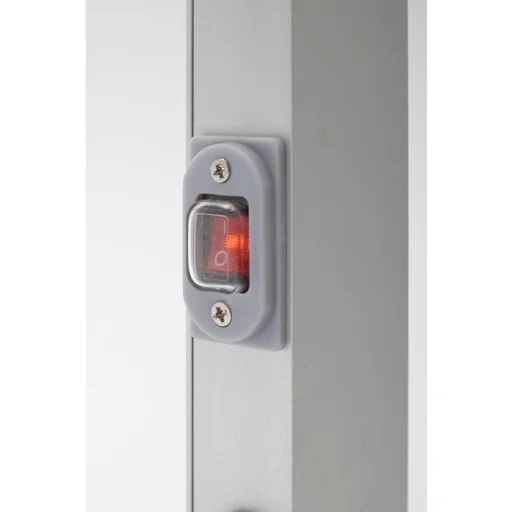 Home FTW22 Fűtött, elektromos ruhaszárító, 90 W, alumínium, szabadon álló kivitel, 50 °C állandó hőmérséklet, vízálló kapcsoló, IPX2 - 3