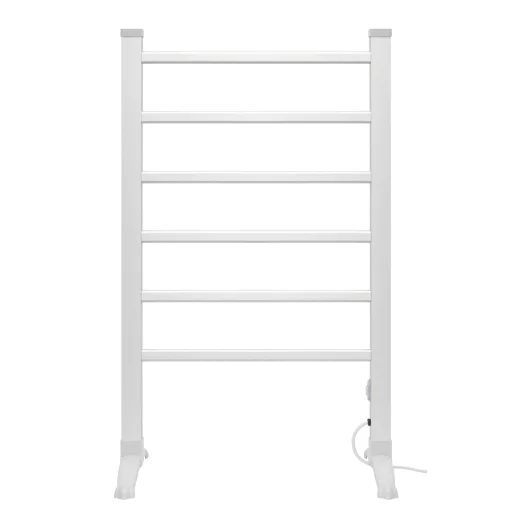 Home FTW22 Fűtött, elektromos ruhaszárító, 90 W, alumínium, szabadon álló kivitel, 50 °C állandó hőmérséklet, vízálló kapcsoló, IPX2 - 1