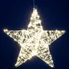 Home KAD40 csillag fém dekoráció, 320db melegfehér micro LED, fém kivitel, 5m tápkábel, adapteres tápellátás, beltéri kivitel thumbnail