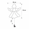 HOME KID501WW angyal ablakdísz, 35 db melegfehér LED, időzítő, kül- és beltéri kivitel thumbnail