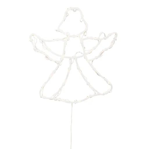 HOME KID501WW angyal ablakdísz, 35 db melegfehér LED, időzítő, kül- és beltéri kivitel - 2