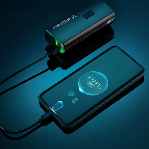 Wozinsky első kerékpárlámpa + USB-C kábel (3000 lm) - Fekete - 6