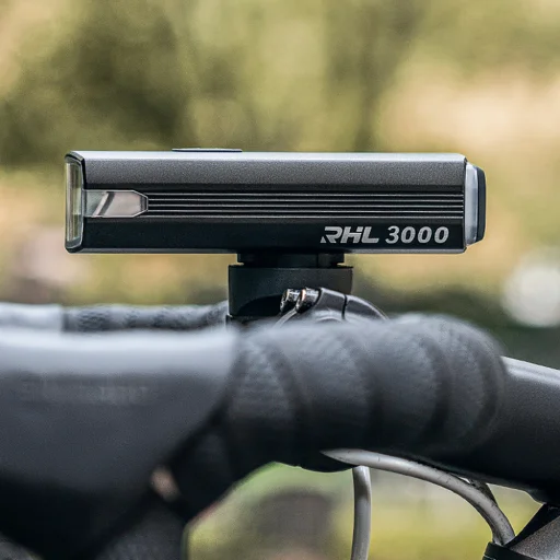 Wozinsky első kerékpárlámpa + USB-C kábel (3000 lm) - Fekete - 9