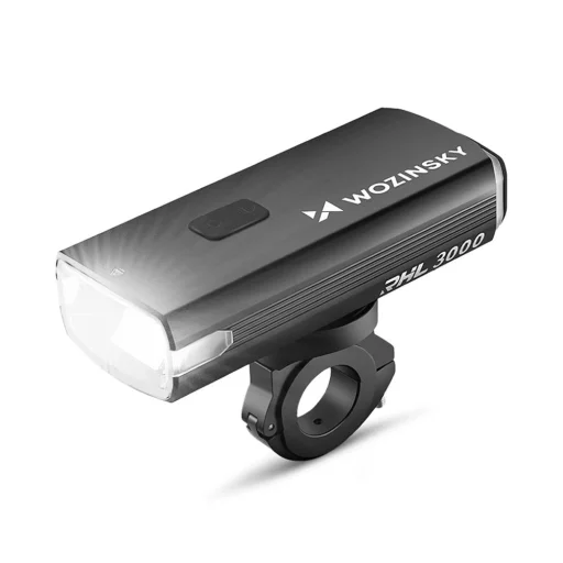 Wozinsky első kerékpárlámpa + USB-C kábel (3000 lm) - Fekete - 2