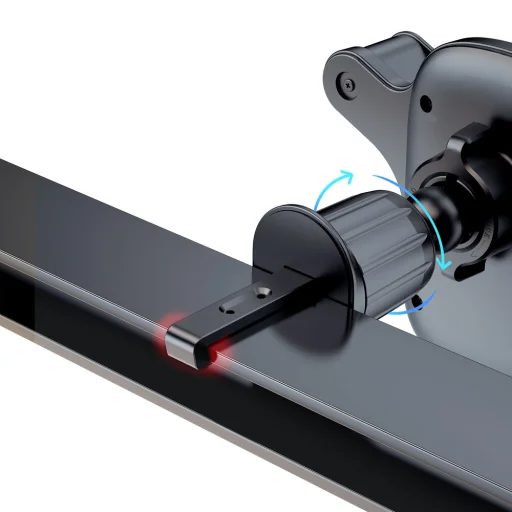 Dudao F5Pro szellőzőrácsra erősíthető autós telefontartó - fekete - 4