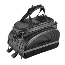 Rockbros A6-6 bicycle bag for trunk, 35 l, with fold-out pockets - black