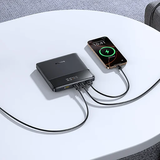 Baseus Blade H1 20000mAh 100W Powerbank kijelzővel - Fekete - 13