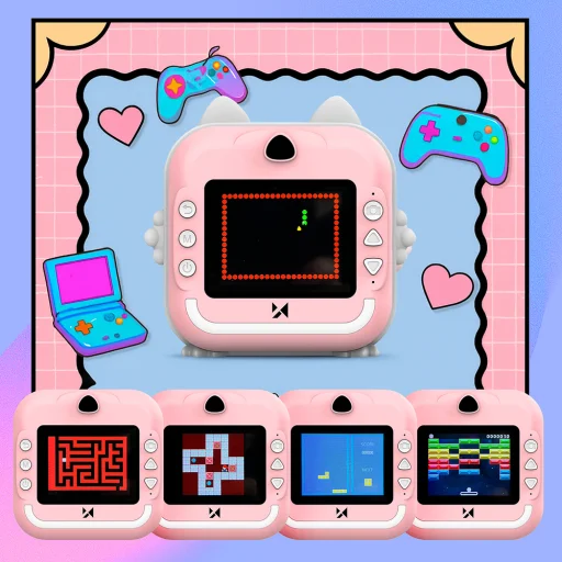 Wozinsky WDT-01 Hőnyomtatós Kamera Gyerekeknek - Rózsaszín - 11