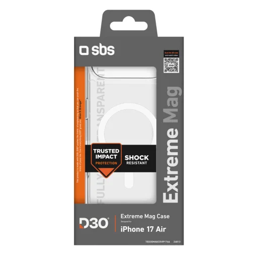  iPhone 17 Air Átlátszó SBS Extreme Mag Tok D3O Technológiával - 2