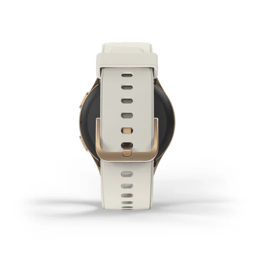 Hama 8900 GPS AMOLED okosóra 1.32" bézs szilikon szíjjal - Arany - 6