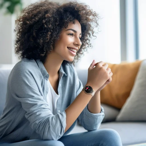 Hama 8900 GPS AMOLED okosóra 1.32" bézs szilikon szíjjal - Arany - 17