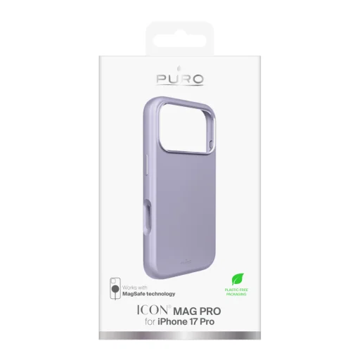  iPhone 17 Pro Rózsaszín Pure Icon Mag Pro folyékony szilikon tok, MagSafe kompatibilis, kameravédelemmel és alumínium gombokkal - 2