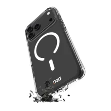  iPhone 17 Pro Max Átlátszó Puro Impact Clear D3O TPU+PC tok MagSafe kompatibilis tok
