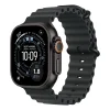 Apple Watch Ultra 3 Cellular 49mm Black Titanium Case with Black Ocean Band thumbnail