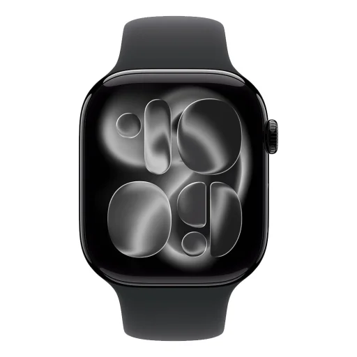 Apple Watch S11 GPS 46mm Jet Black Aluminium Case with Black Sport Band - M/L - 2