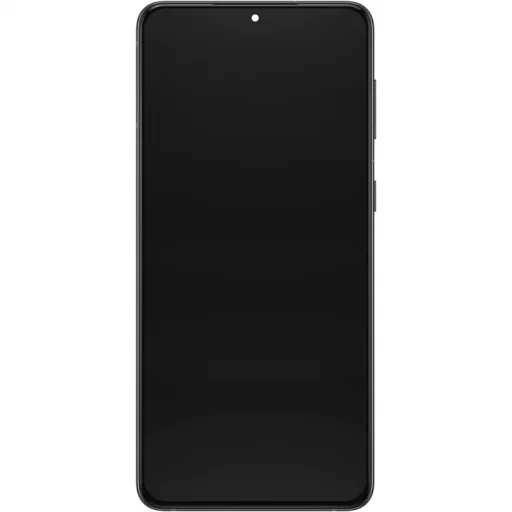 LCD kijelző modul Samsung Galaxy S21+ 5G G996, kamera nélkül, fekete, kijelző - 2