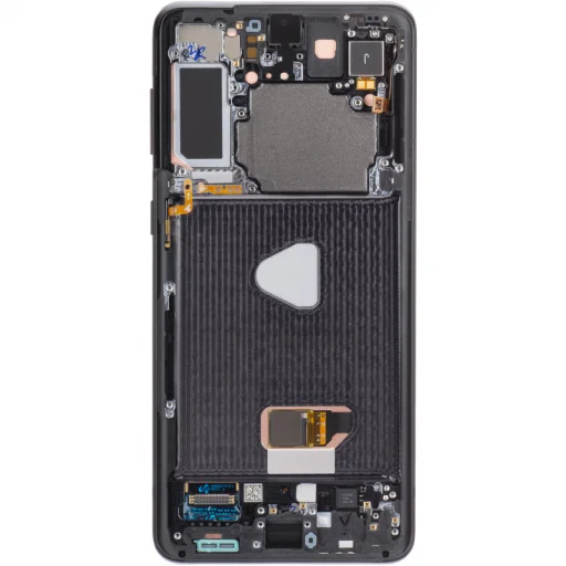 LCD kijelző modul Samsung Galaxy S21+ 5G G996, kamera nélkül, fekete, kijelző - 3