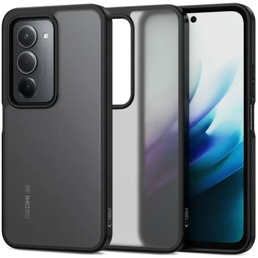Xiaomi Redmi 15 4G / 5G Matte Fekete tok - 1