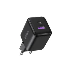 Hálózati töltő UGREEN X516, 30W, 3A, 1 x USB-A - 1 x USB-C, Fekete