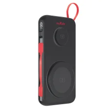 Maxlife vezeték nélküli power bank MXPB-08 10000 mAh mágneses 3 az 1-ben fekete