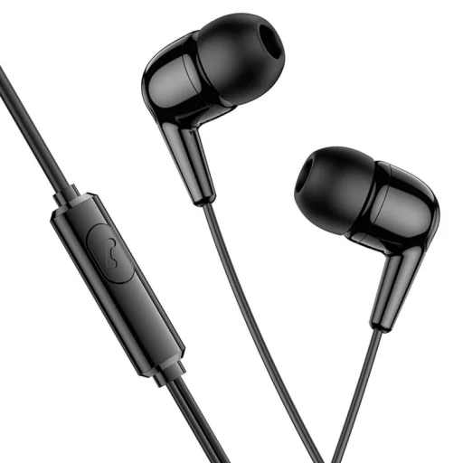 Handsfree 3.5mm Hoco M97, Fekete - 1