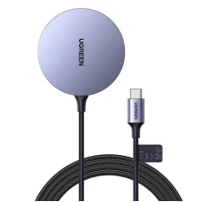 UGREEN CD245 vezeték nélküli töltő, 15W, 1.67A, Szürke
